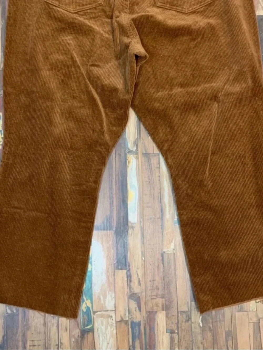 KUT FROM THE KLOTH NWT Cognac Kelsey High Waist Corduroy Pants 16W
